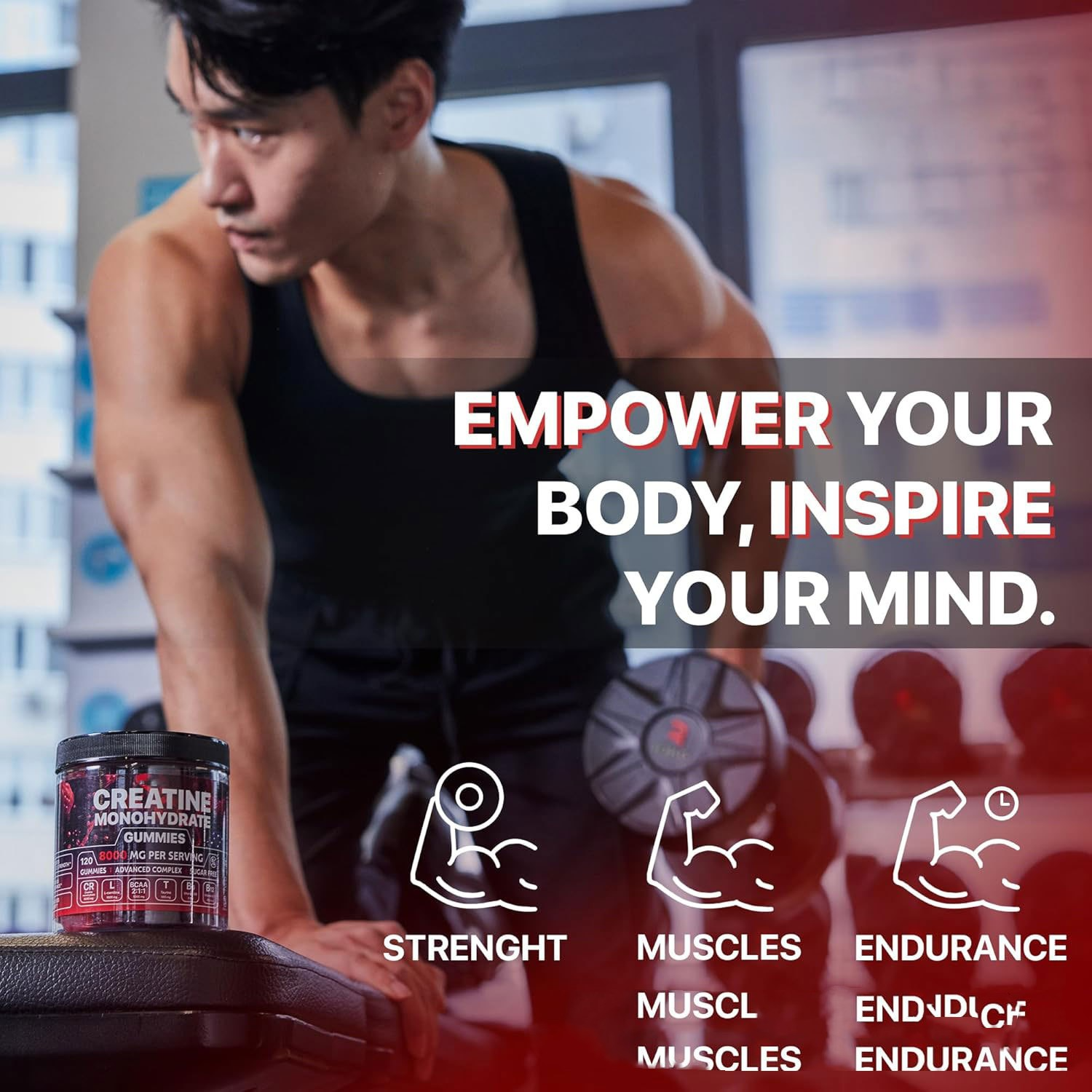 Elite Muscle-Building Gummies for Strength & Recovery Support