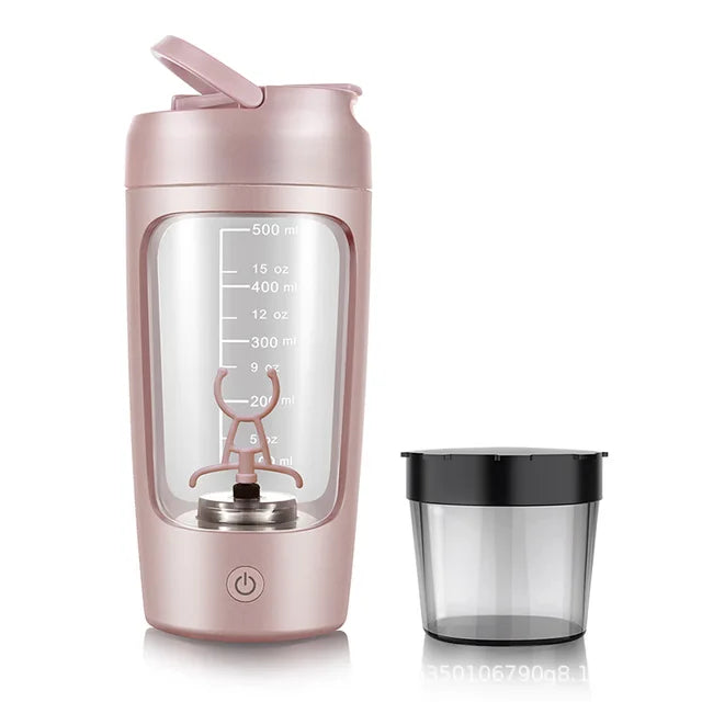 ProBlend Electric Whey Protein Shaker Bottle - Portable, Rechargeable