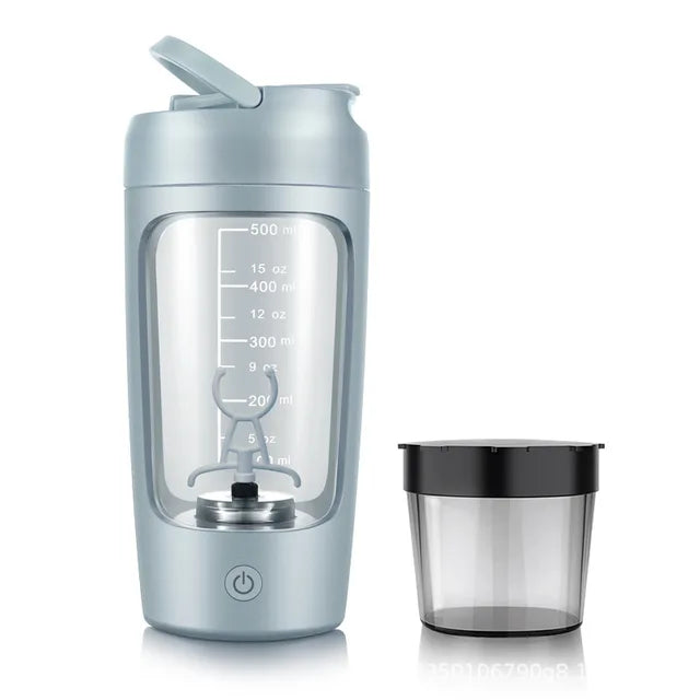 ProBlend Electric Whey Protein Shaker Bottle - Portable, Rechargeable
