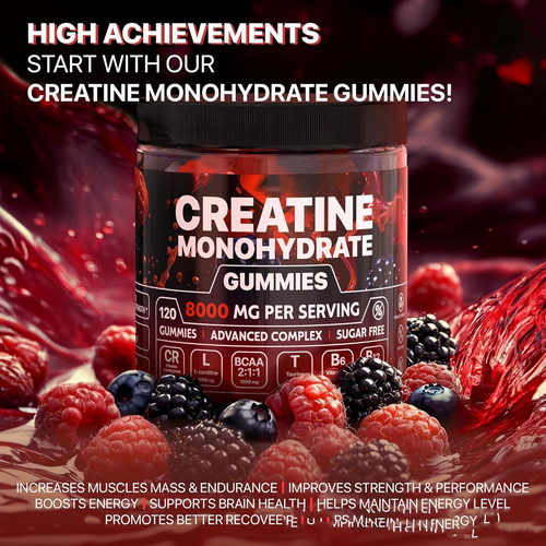 Elite Muscle-Building Gummies for Strength & Recovery Support